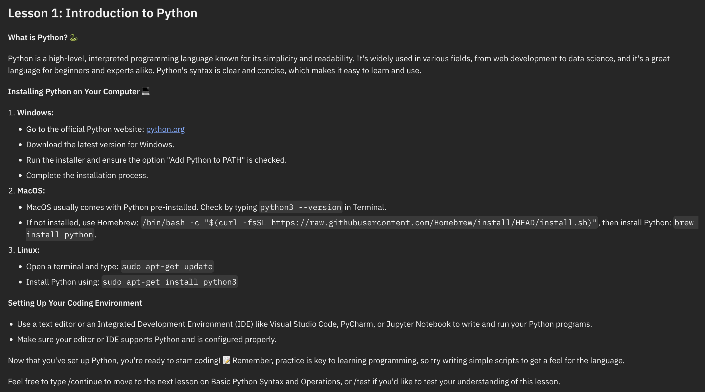 teach me anything ex 3